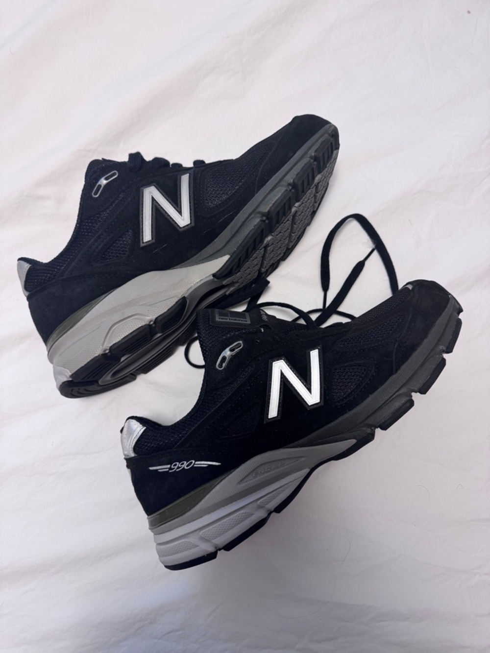 New Balance 990v4 MiUSA Black/ Silver